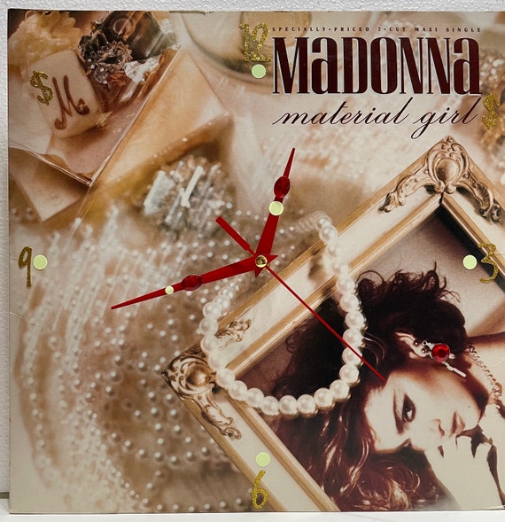 Madonna Material Girl 45 Rpm Maxi Single Ca. 1985 Up-cycled Record