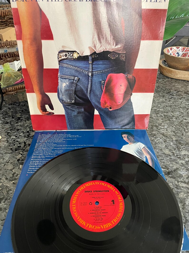 Bruce Springsteen – Born in the U.S.A. (1984) – Vintage Vinyl Record LP ...