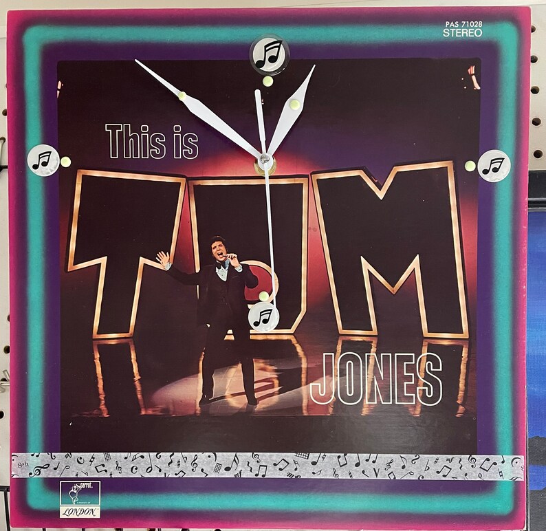 Tom Jones This is Tom Jones Original Record Album Wall Clock Etsy
