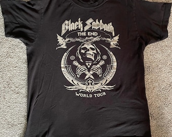 Vintage Black Sabbath “The End Tour” T-Shirt (2016) | Men’s Medium G+ Condition