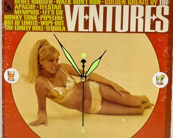 ROCK Music Record Clocks