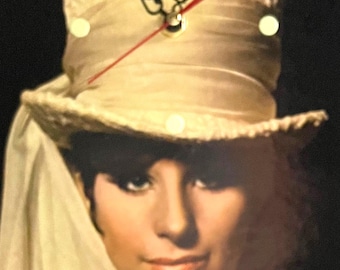 Barbra Streisand Record Album Clock: Upcycled 1965 My Name Is Barbra, Two
