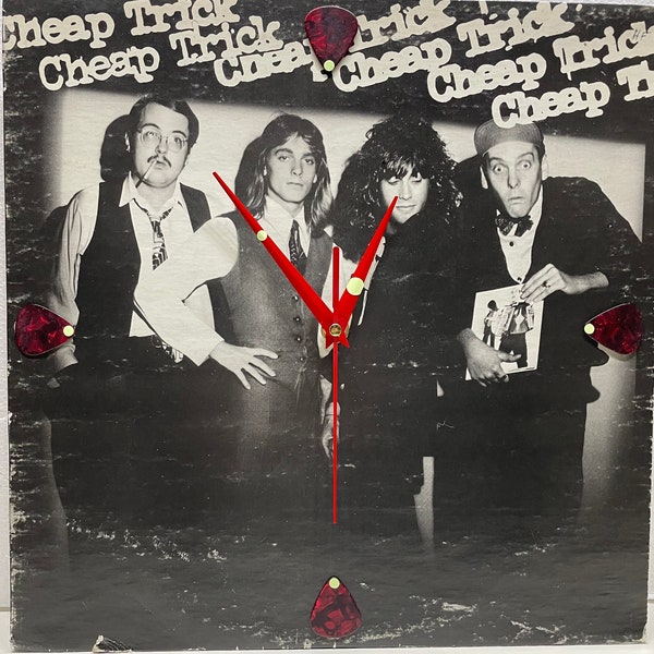 Cheap Trick Self-Titled Debut Record Album Jacket Wall Clock