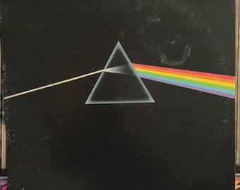 Pink Floyd – The Dark Side of the Moon (1973, Capitol SMAS-11163) – Vinilo LP clásico / Carpeta desplegable / VG+