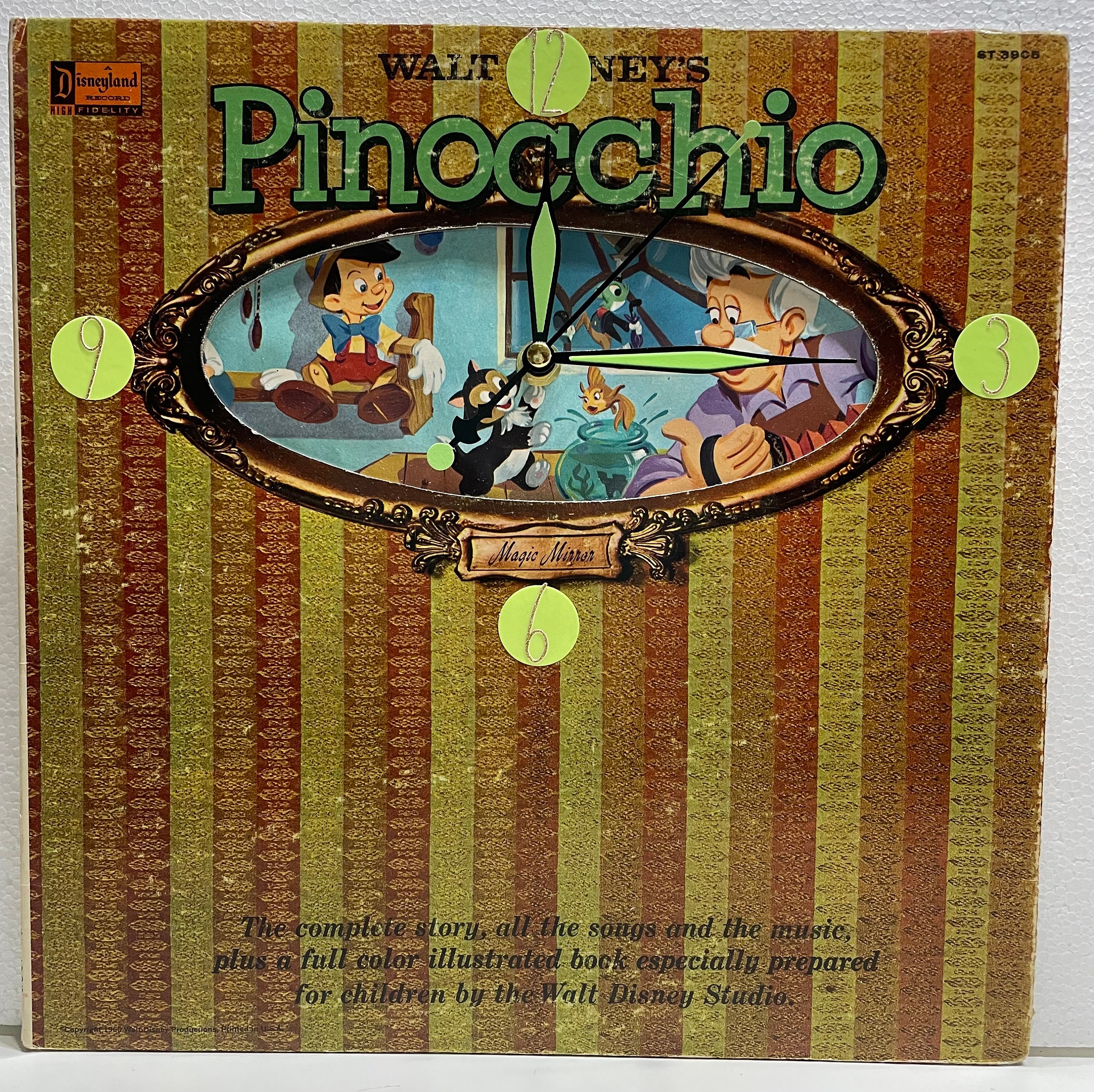 Pinocchio Clock - Etsy
