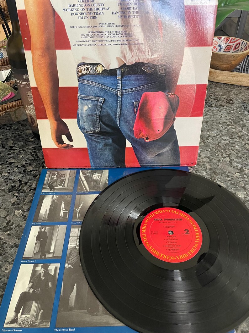Bruce Springsteen – Born in the U.S.A. (1984) – Vintage Vinyl Record LP ...