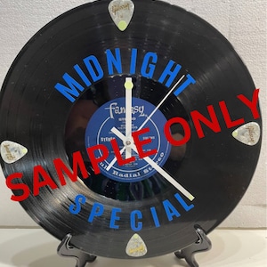 Custom Up-Cycled Vinyl Record Clock - Made to Order