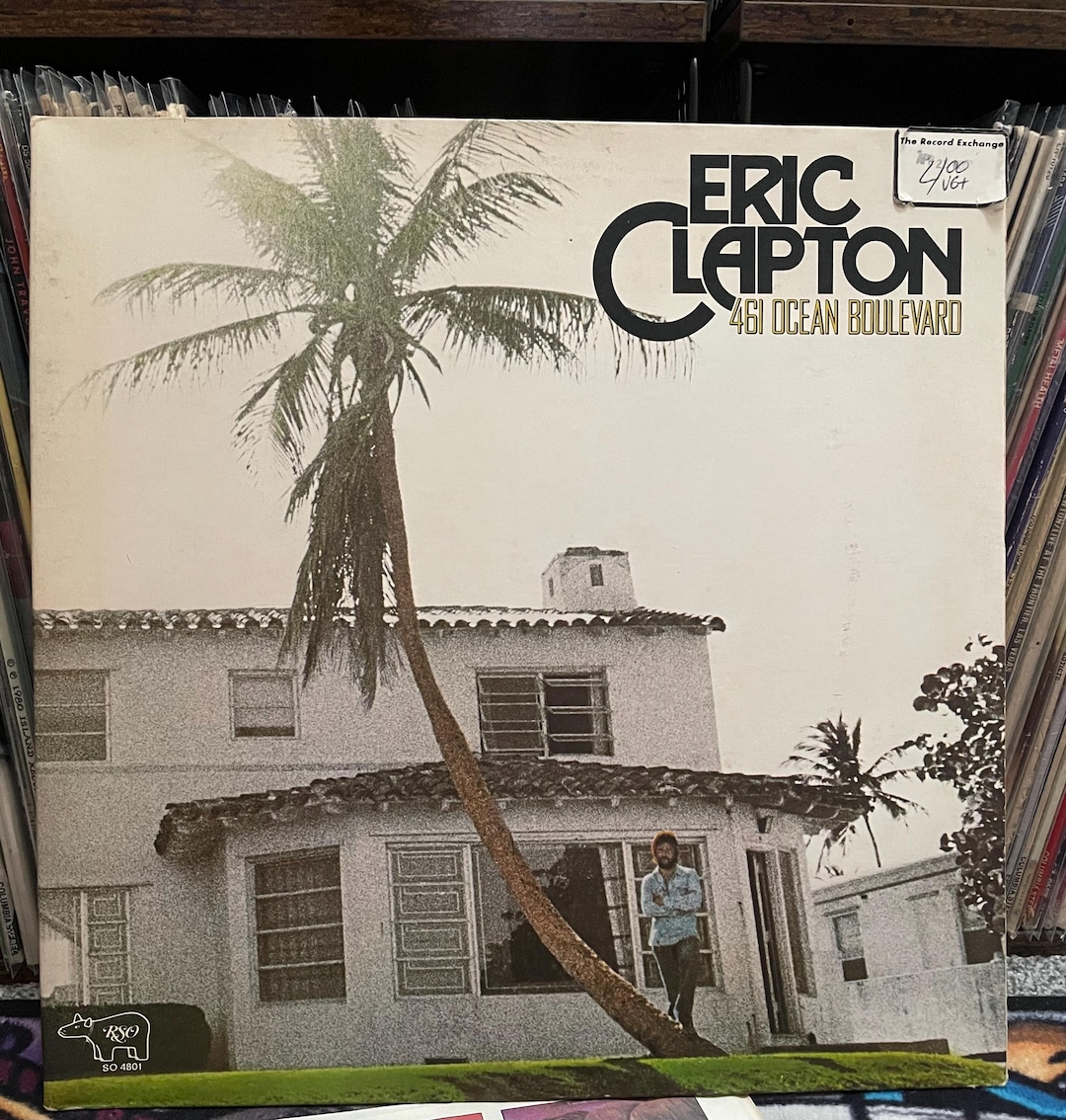 Eric Clapton 461 Ocean Boulevard Vinyl LP 1974 RSO Label SO 4801 ...