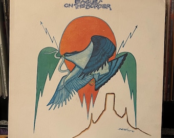 Eagles – On the Border (1974, Asylum Records 7E-1004) – Vintage Vinyl LP | VG+