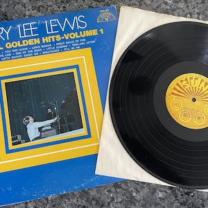 Jerry Lee Lewis - Golden Hits Volume 1 SUN 102 Vintage Vinyl LP ca. 1969