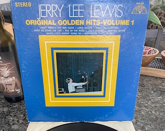 Jerry Lee Lewis - Golden Hits Volume 1 SUN 102 Vintage Vinyl LP ca. 1969