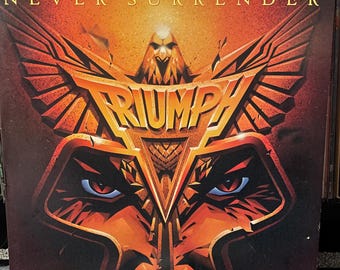 Triumph Never Surrender (1983, RCA AFL1-4382) Vintage Vinyl LP | VG+