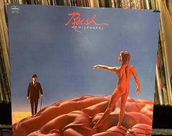 Rush Hemispheres (1978, SRM-1-3743) Gatefold Vinyl LP | NM | Original Sleeve + Fold-Out Poster