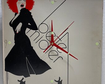 Bette Midler self-titled Original Record Jacket Up-Cycled Wall Clock ca. 1973