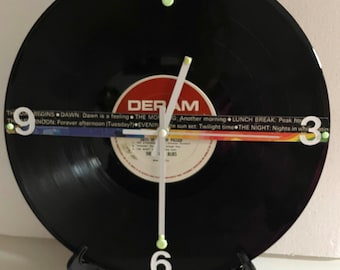 Moody Blues Days Of Future Past Original Vinyl Record Up-cycled Wall Clock