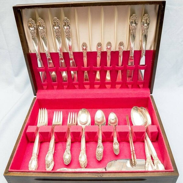 Silver Plated Flatware Etsy