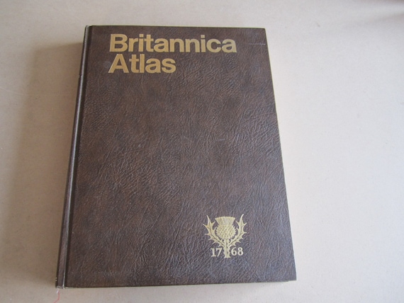 Britannica Atlas 1768 Printed 1981 - Etsy