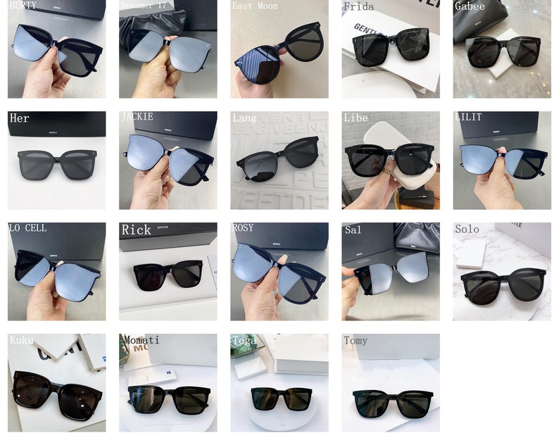 Luxury Gentle Monster Sunglasses Korean Style Women Men Fashioned