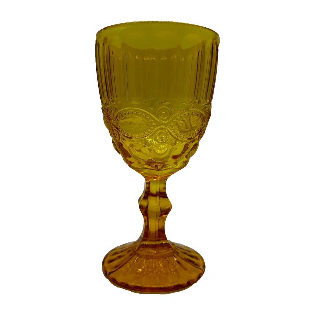 Colored Wine/water Glasses, Goblets, Vintage Style, X1 Etsy