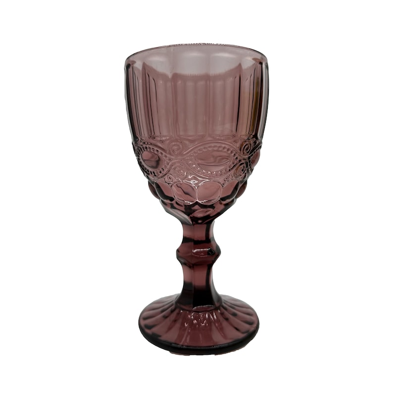 Colored Wine/water Glasses, Goblets, Vintage Style, X1 Etsy