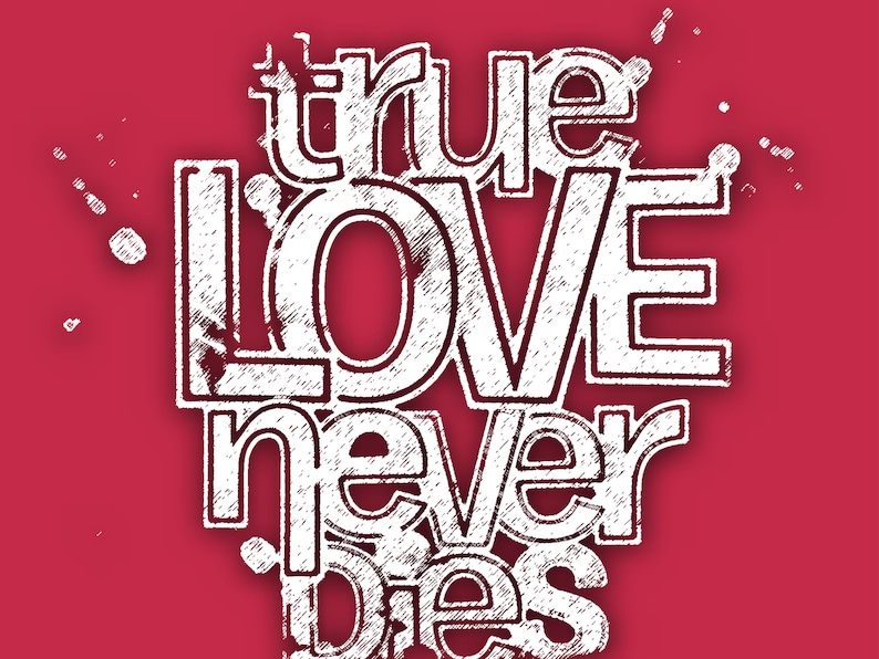 LOVE FONT BUNDLE Digital Heart Font Download Your Own Font Etsy