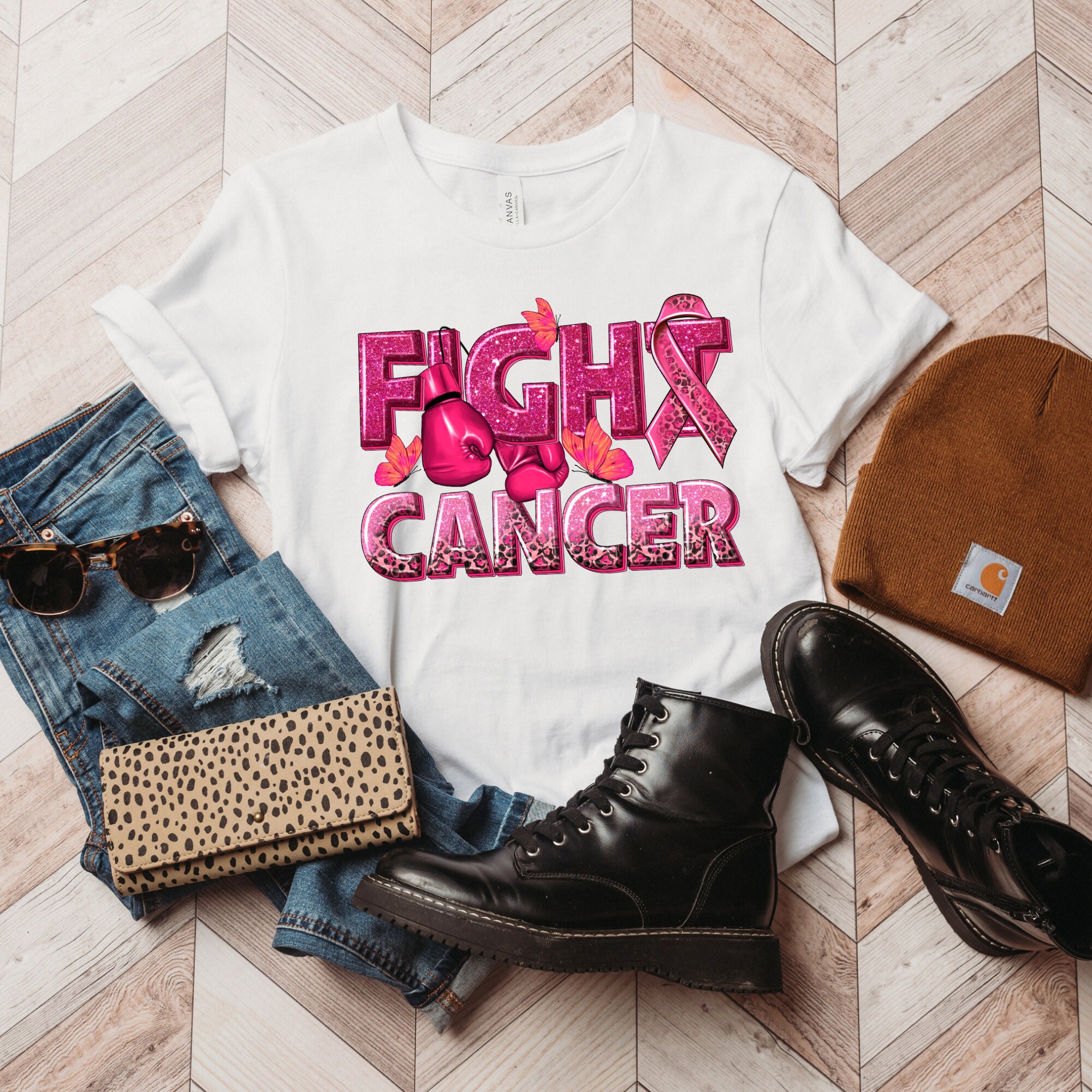 Fight Cancer Shirt, Pink Ribbon, Cancer Fight, Cancer Survivor, Breast Cancer, Cancer Support T-shirt, Cancer Awareness
