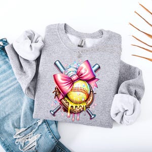 Coquette Bow Softball Shirt: Girly Game Day Tee