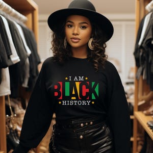 I Am Black History T-Shirt: BHM Melanin Pride
