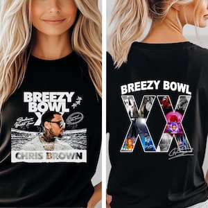 Chris Brown Breezy Bowl XX Concert Shirt: Unisex Black Culture Tee