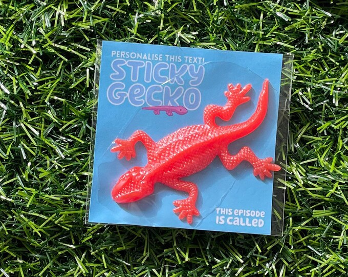 Bluey Sticky Gecko Party Favors Etsy