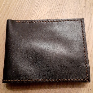 Kangaroo lederen portemonnee, mannen portemonnee, gepersonaliseerde lederen portemonnee, lederen portemonnee