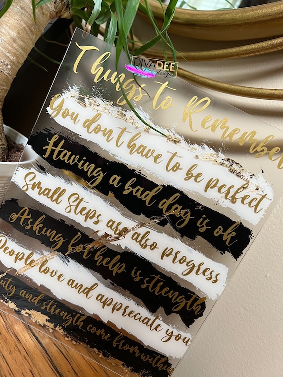 Things To Remember Inspirational Quotes Etsy