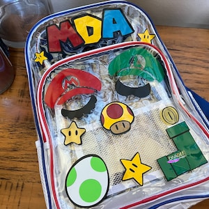 スーパーマリオ風ブックバッグ