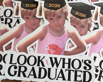Look Who’s Graduated Graduation Hand fan