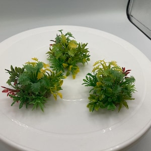 A set of miniature 1/12th scale greenery diorama for your dollhouse/shadow box/room box.