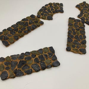Walk way for dollhouse.  5 pieces total.