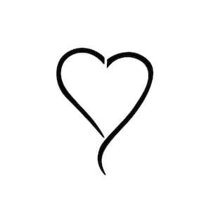 Open Heart SVG, JPEG, PNG Instant Digital Download