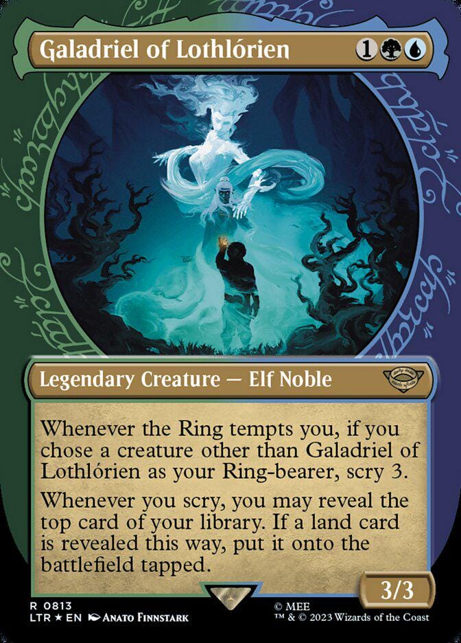 MTG Galadriel Light of Valinor マジック Galadriel, Light of Valinor - Proxy Full Art Custom Card - Etsy