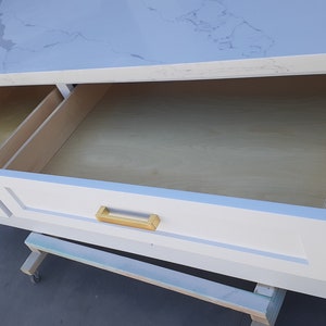 7ft Kitchen Island Ship With Quartz Top - Etsy