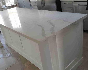 7ft Kitchen Island With Quartz Top - Etsy