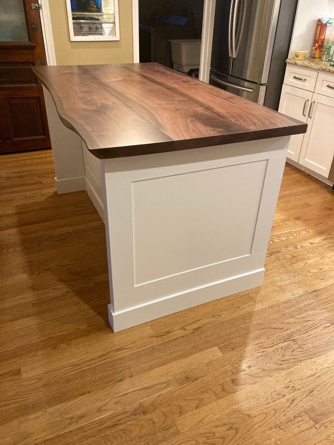 6ft White Kitchen Island W/o Top, Custom Etsy
