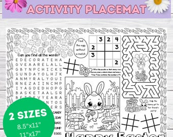 Happy Easter Printable Placemat