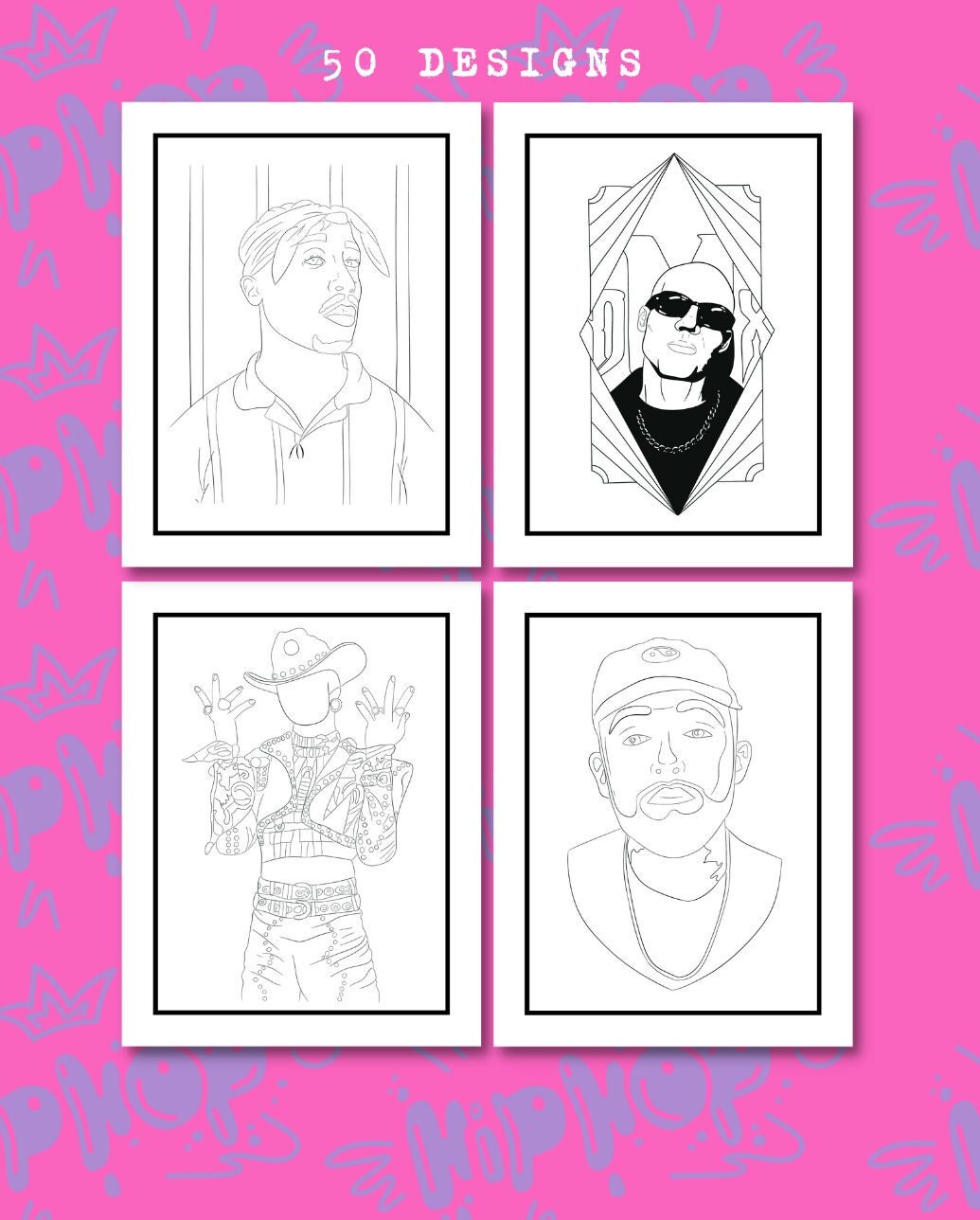 Hip Hop Coloring Book R&B Instant Download - Etsy