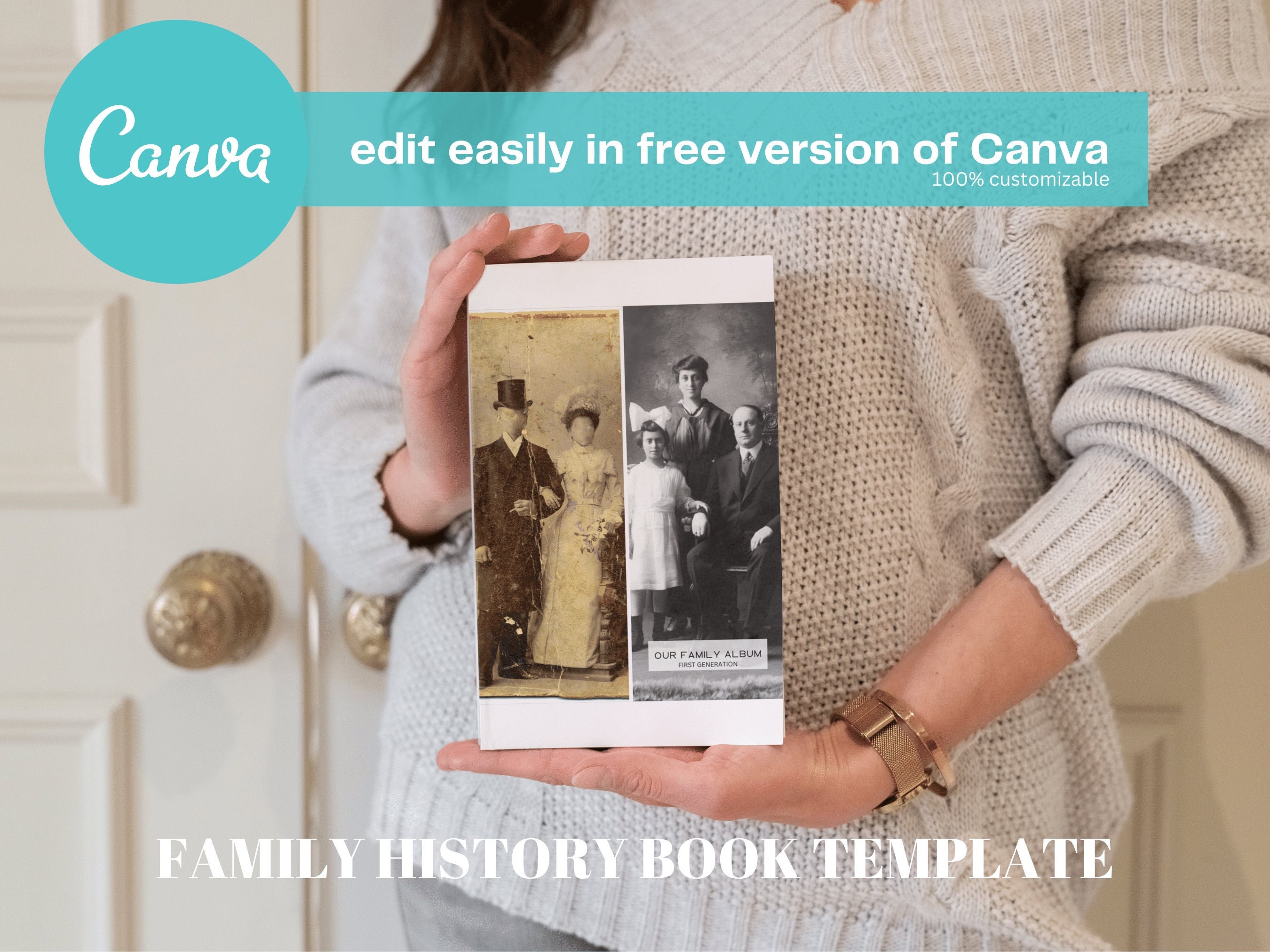 Create Your Unique Family History - Book Template for Ancestry ...