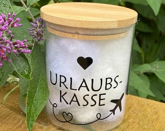 Aufkleber Urlaubskasse