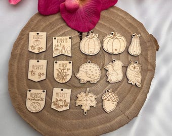 Anhänger Herbst aus Holz