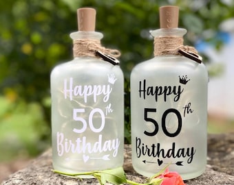 LED Flaschenlicht - Happy Birthday