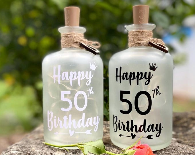 LED Flaschenlicht - Happy Birthday