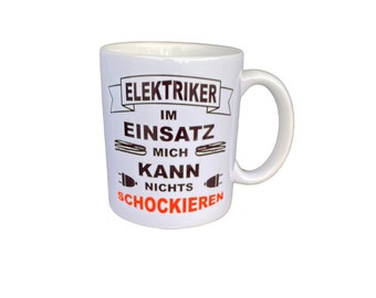 Handwerker Tasse Elektriker, Geschenk, Geldgeschenke, Geburtstag oder Weihnachten