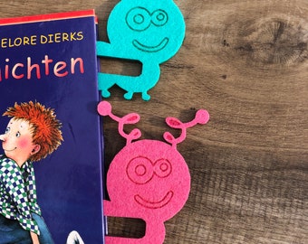Felt reader caterpillar ideal for school children or beginning readers